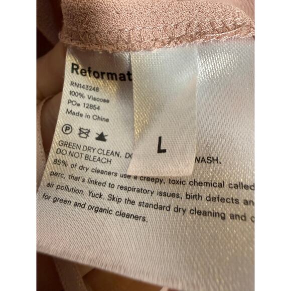 Reformation Winslow Blush Wrap Front Maxi Dress - Picture 7 of 10